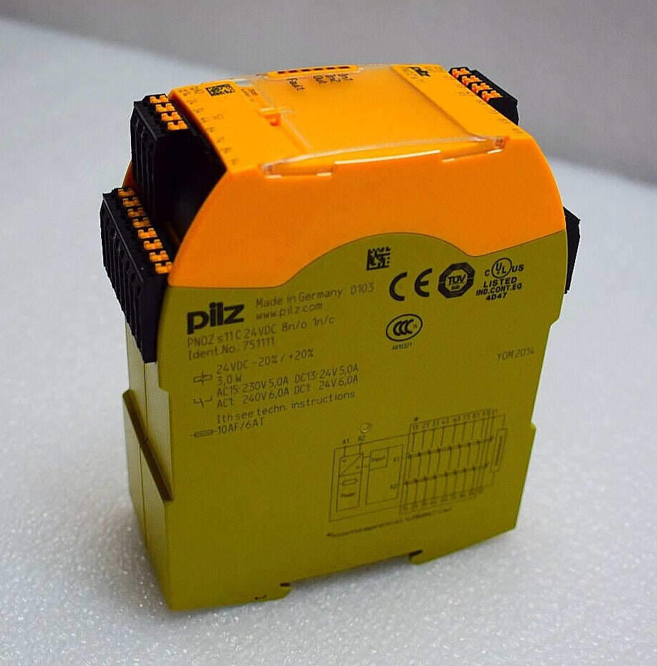 PILZ 751111 PNOZ s11 C 24VDC SAFETY RELAY - PILZ