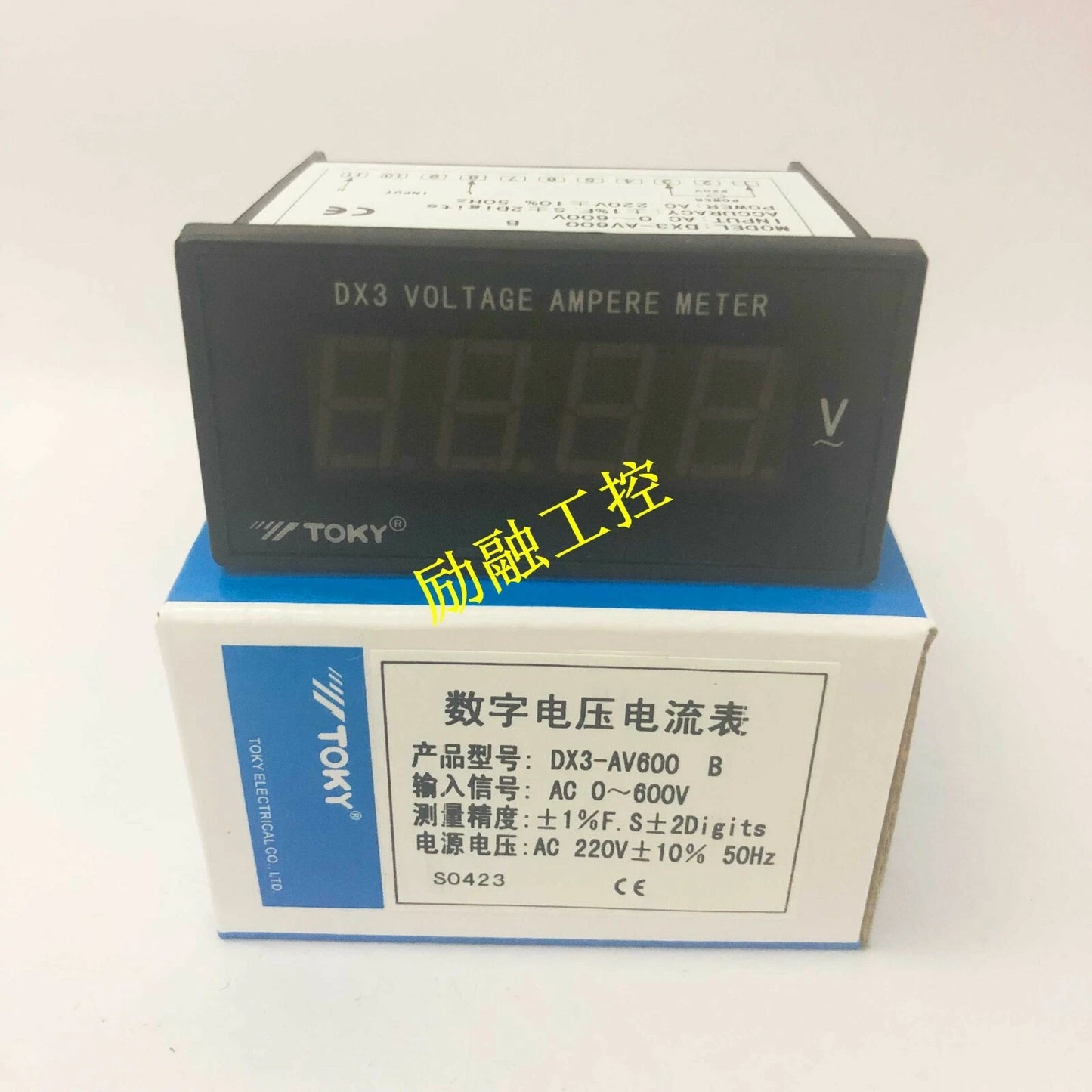 1PCS TOKY DX3-AV600 digital voltage and ammeter