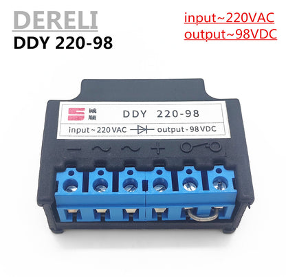 new DERELI DDY 220-98 input 220VAC output 98VDC Half Wave Brake Rectifier