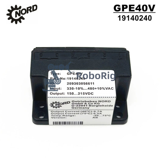 NORD GPE40V 19140240 330-10%...480+10%VAC 150...215VDC brake rectifier module