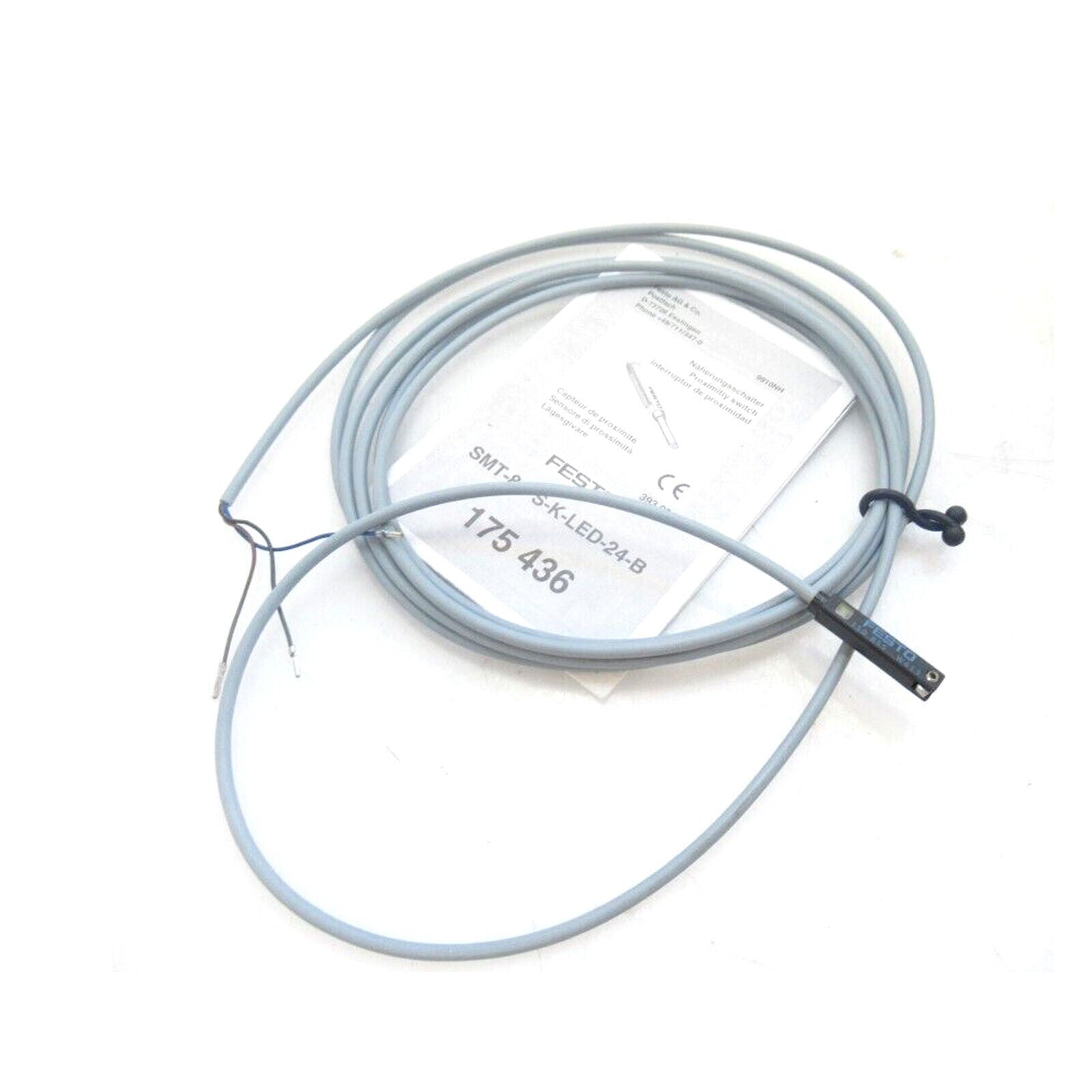 [New] 1PC Festo SMT-8-PS-K-LED-24-B 175436 Proximity Switch – Festo – [Festo SMT-8-PS-K-LED-24-B 175436 Proximity Switch] - FESTO