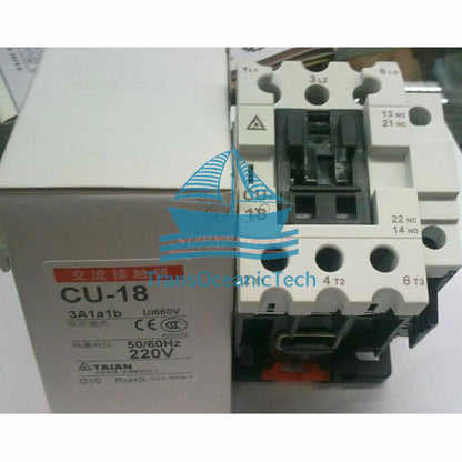 TECO CU-18 220VAC contactor (1PCS )
