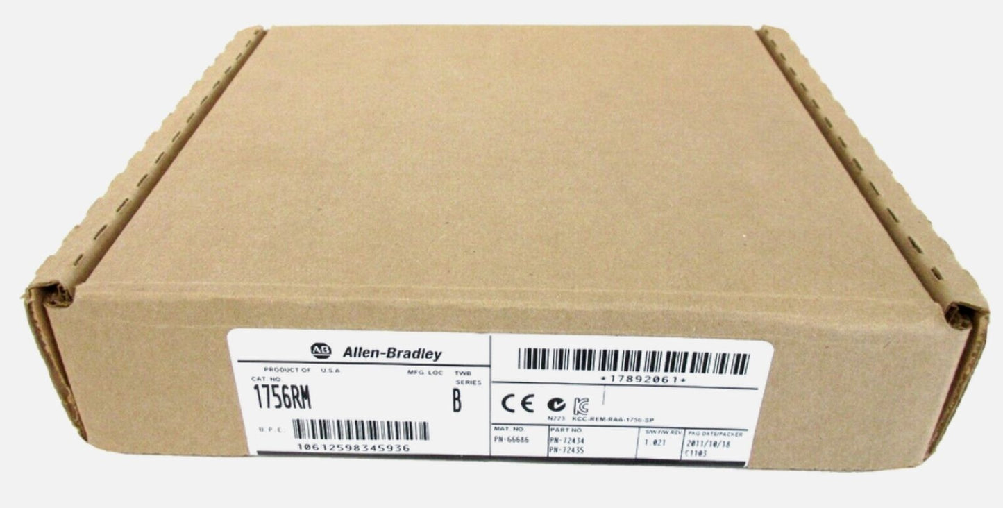 Original New Allen Bradley 1756-RM ControlLogix Redundancy Module - KOEED