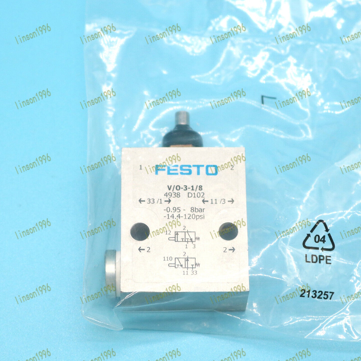 FESTO V/O-3-1/8 4938 Air Control Valve - FESTO