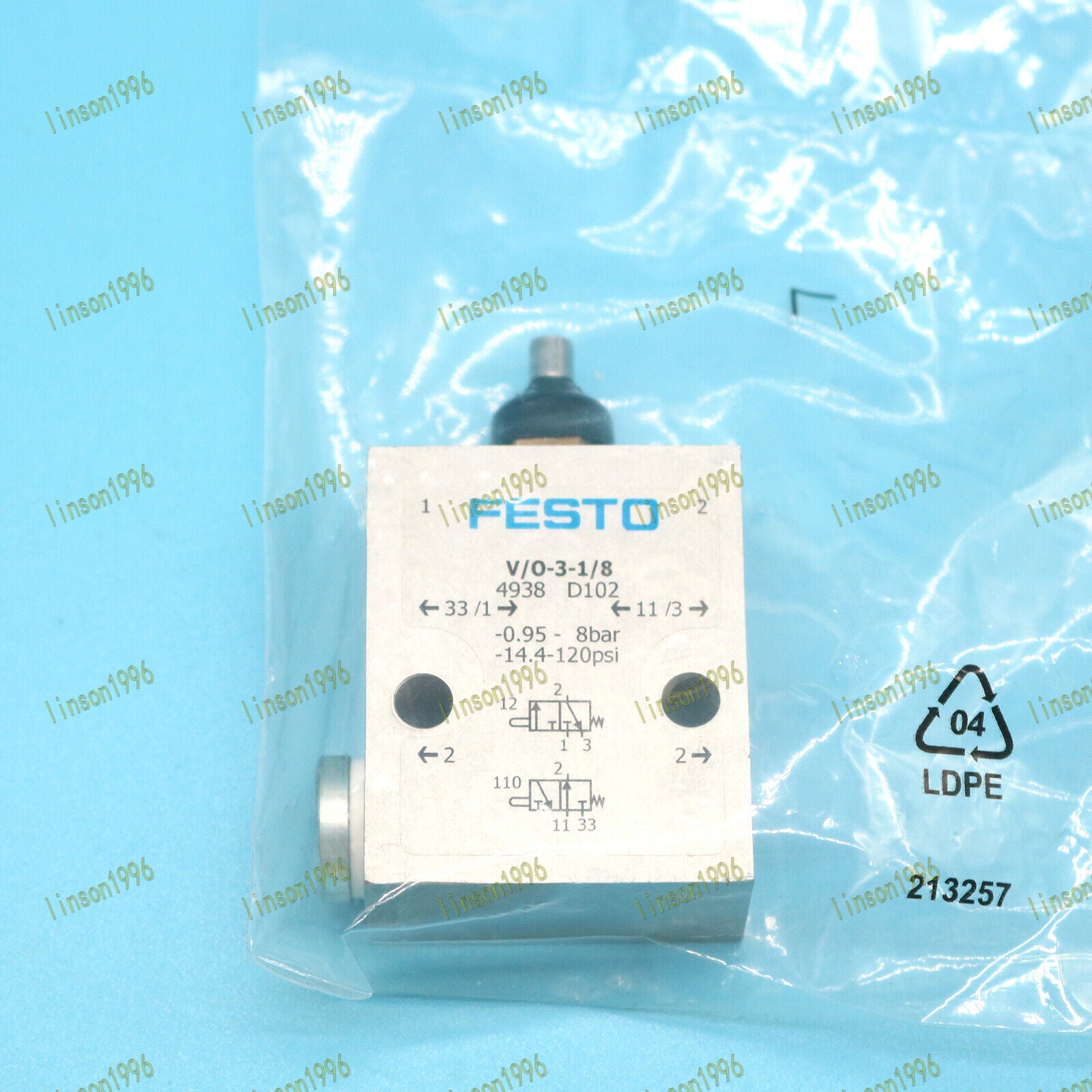 FESTO V/O-3-1/8 4938 Air Control Valve - FESTO
