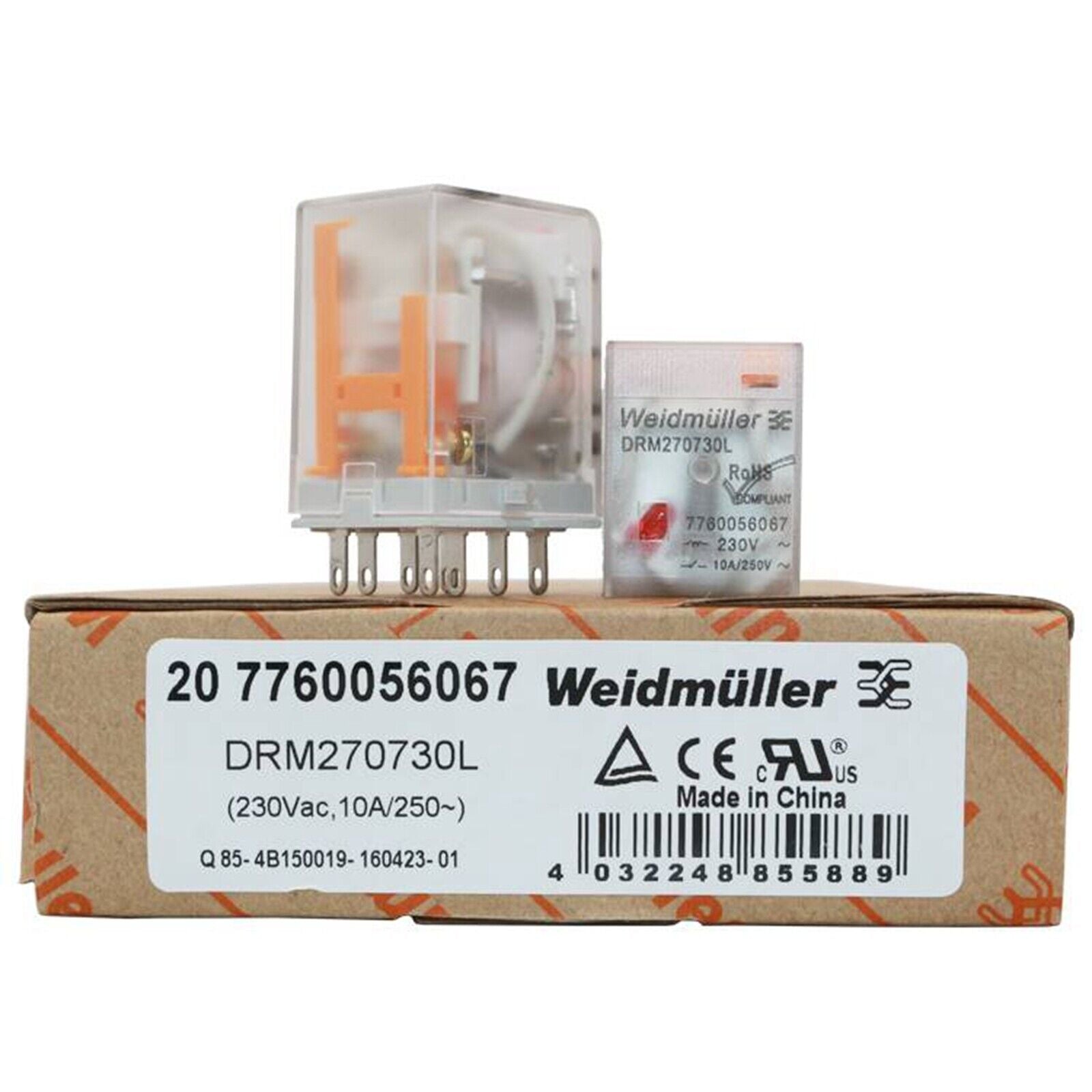 10PCS Weidmuller DRM270730L Professional Intermediate Relay - WEIDMULLER
