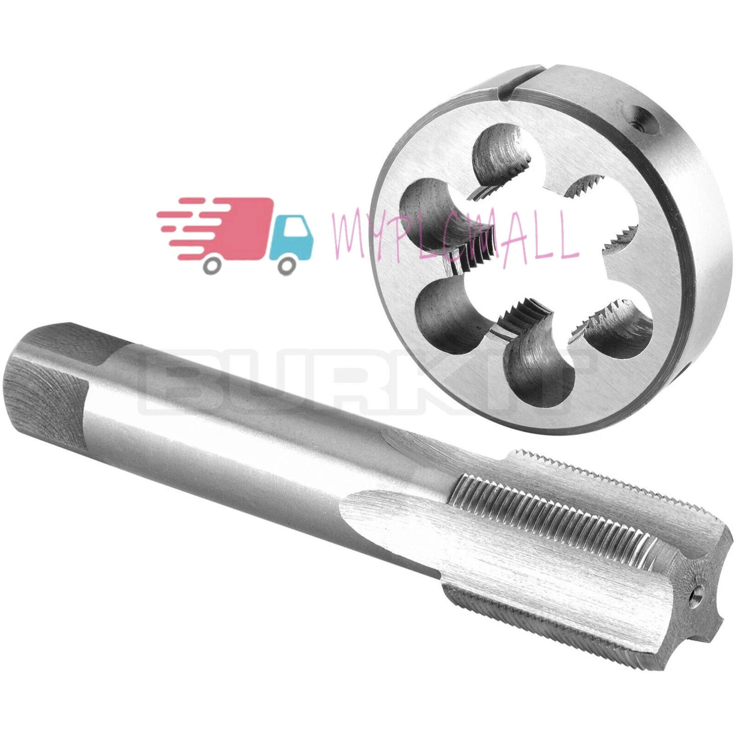 M25 X 1.5 Tap and Die Set Left Hand, M25X1.5 Machine Thread Tap and Round Die