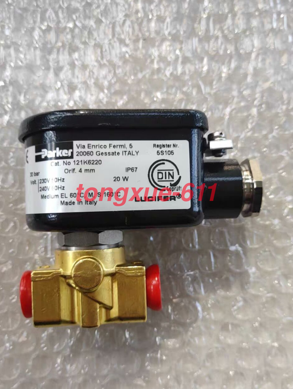 new 1PC Parker 121K6220 230V Solenoid Valve - PARKER
