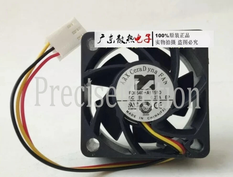 ARX FD0540-A1151D DC5V 0.27A 4CM 4020 40mm 3-wire cooling fan 3pin