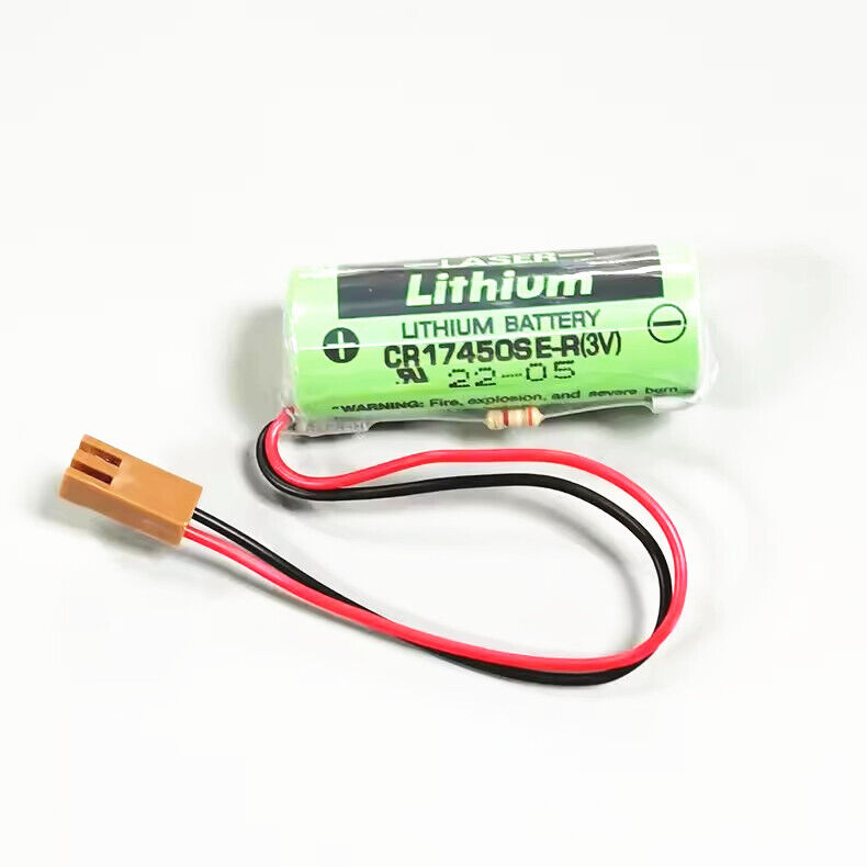 new CR17450SE-R 3V Fanuc Robot Battery A98L-0031-0012 A02B-0200-K102 with Resistance