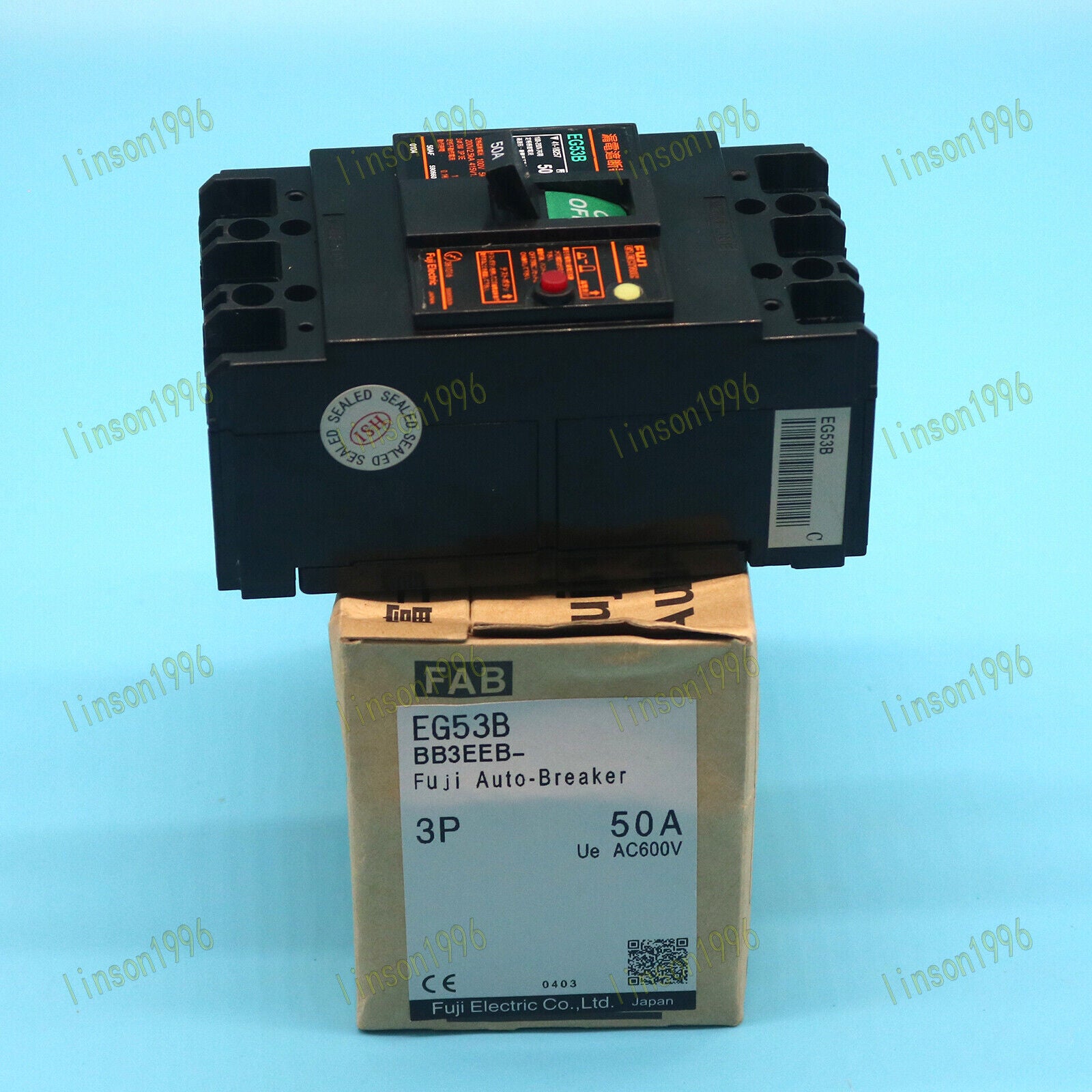 new In Box EG53B 3P 50A Fuji Auto-Breaker FAST SHIP - FUJI