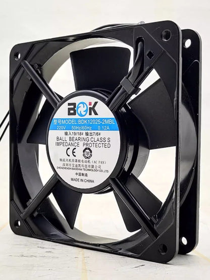 1PCS BDK12025-2MBL 220V 0.12A 12025 12CM Axial Ball Cooling Fan