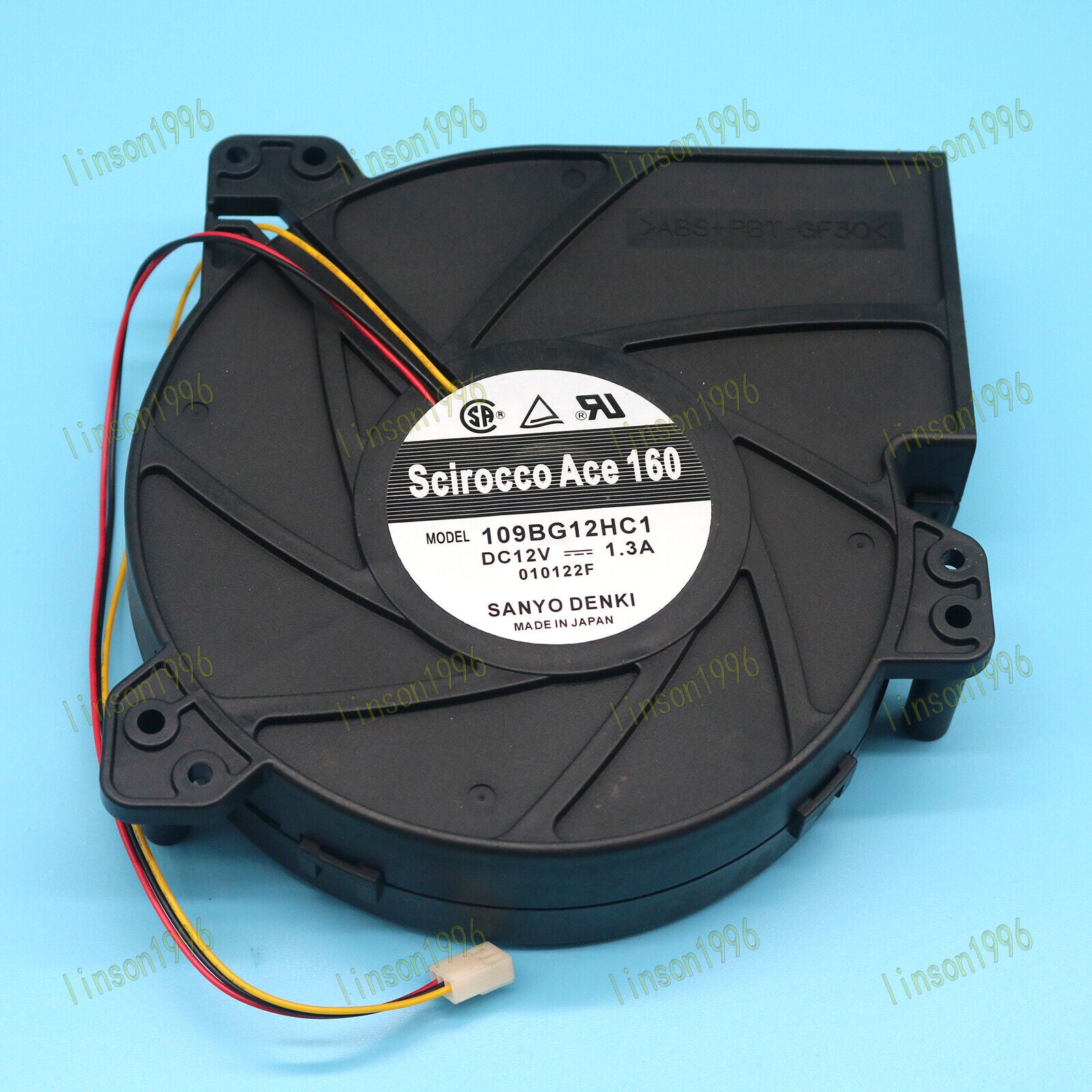 new 1PC  For Sanyo Fan 109BG12HC1 DC12V 1.3A  spot stock Sanyo