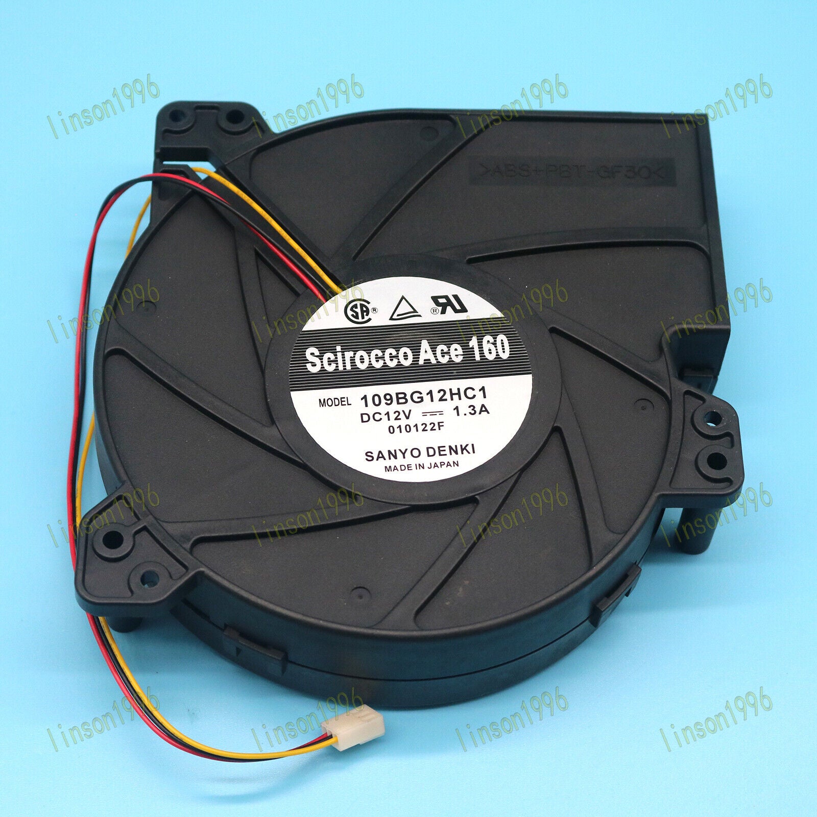 1PC Sanyo Fan 109BG12HC1 DC12V 1.3A - SANYO