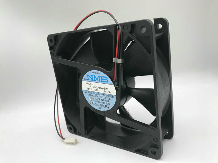 NMB 4715KL-07W-B20 DC48V 0.15A 12038 12CM 2-wire cooling fan