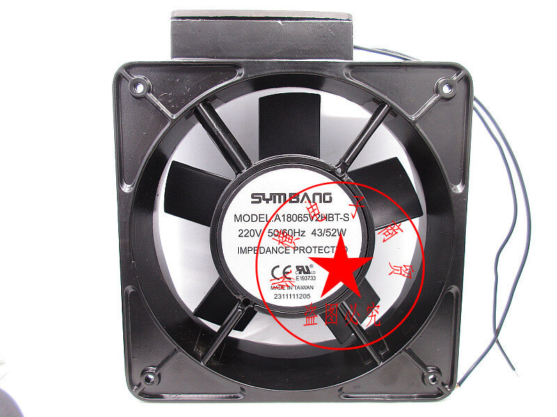 new A18065V2HBT-S SYM BANG 220V 43/52W high-end axial fan