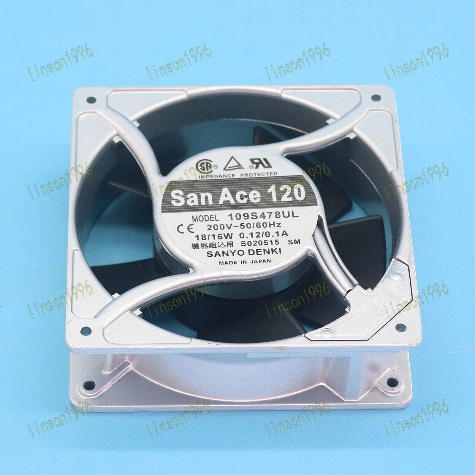 12CM Industrial AC Cooling Fan, 109S478UL, Fast Ship - SANYO