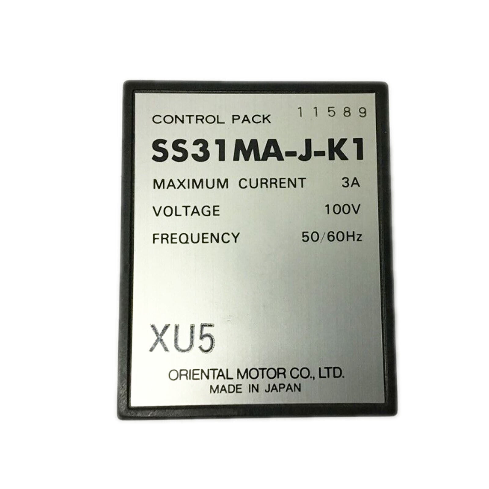 Oriental Motor SS31MA-K1 Control Pack 100V 50/60Hz 3A - ORIENTAL MOTOR