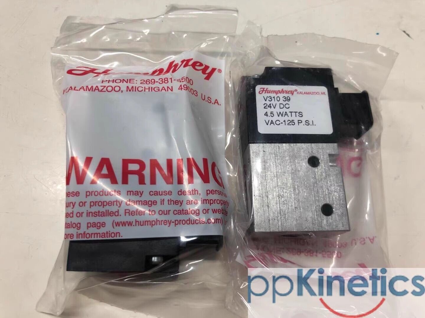 new 1pcs  Humphrey Solenoid Valve V310 24vdc