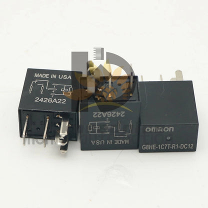 4pcs For OMRON G8HE-1C7T-R1-DC12 High Current Automobile Relays DC12V 5-Pins #P