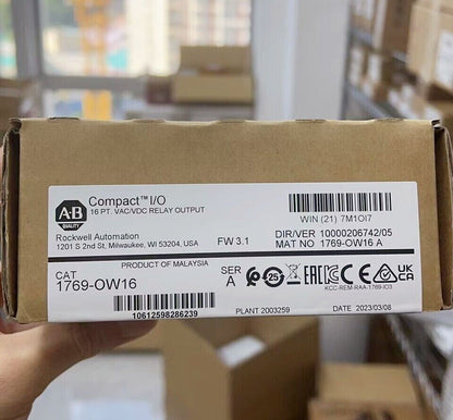Allen Bradley CompactLogix Relay Output Module 1769OW16 - Compact, Reliable, Industrial Grade - ALLEN BRADLEY
