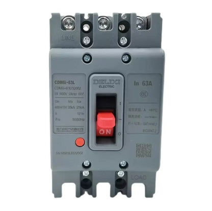 Delixi CDM6i Series CDM6i-63L/32002 Molded Case Circuit Breaker 3P