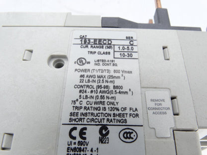 Allen Bradley 193-EECD Relay Series C - ALLEN BRADLEY