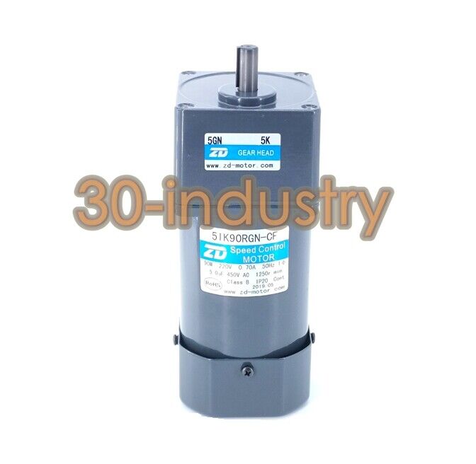 ZD 5IK90RGN-CF Gear Reducer Motor 220V with Multiple Torque Options - ZD