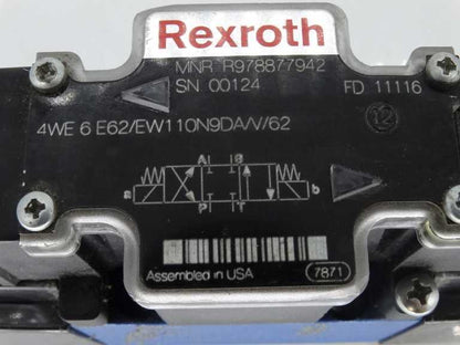 Rexroth R978877942 valve, industrial hydraulic valve with R978877942 model number, reliable and durable design, high precision and efficiency, compatible with various industrial applications - REXROTH