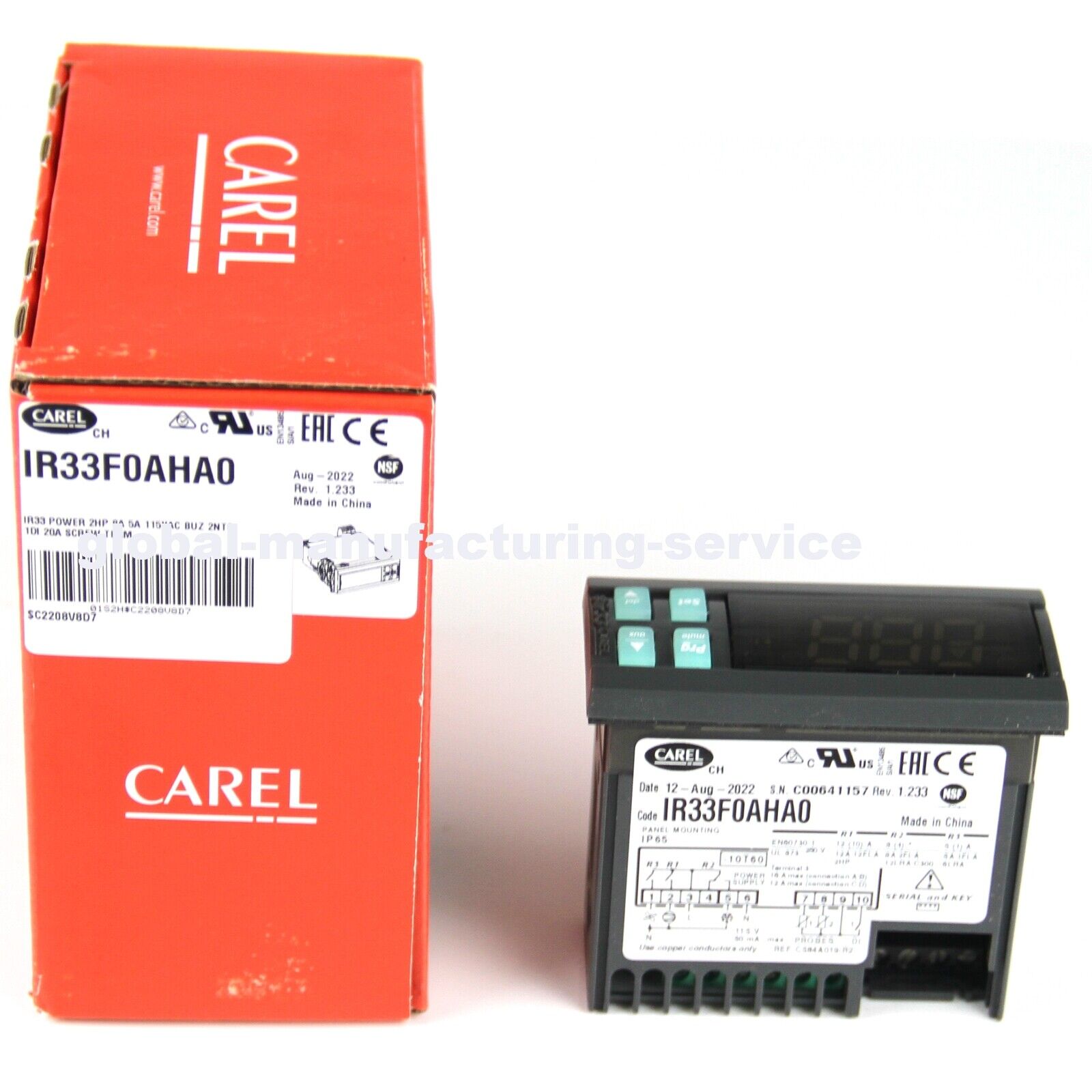 CAREL IR33F0AHA0 Temperature Controller NEW CAREL