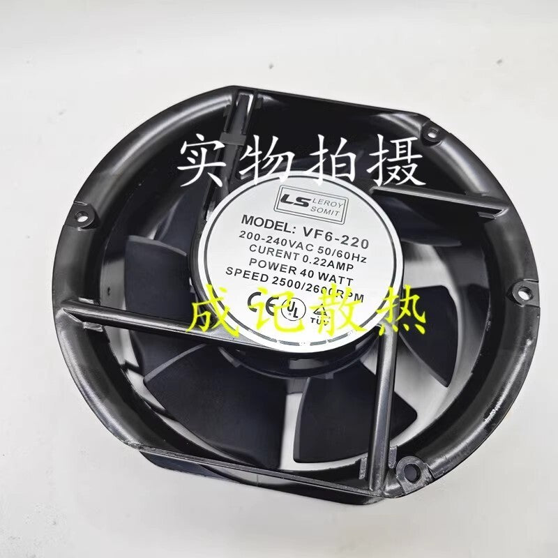 1PCS VF6-220 17251 AC200V-240V 0.22A 17CM Axial Inverter Cooling Fan