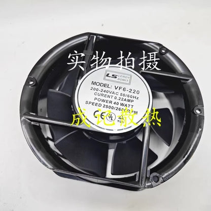 1PCS VF6-220 17251 AC200V-240V 0.22A 17CM Axial Inverter Cooling Fan