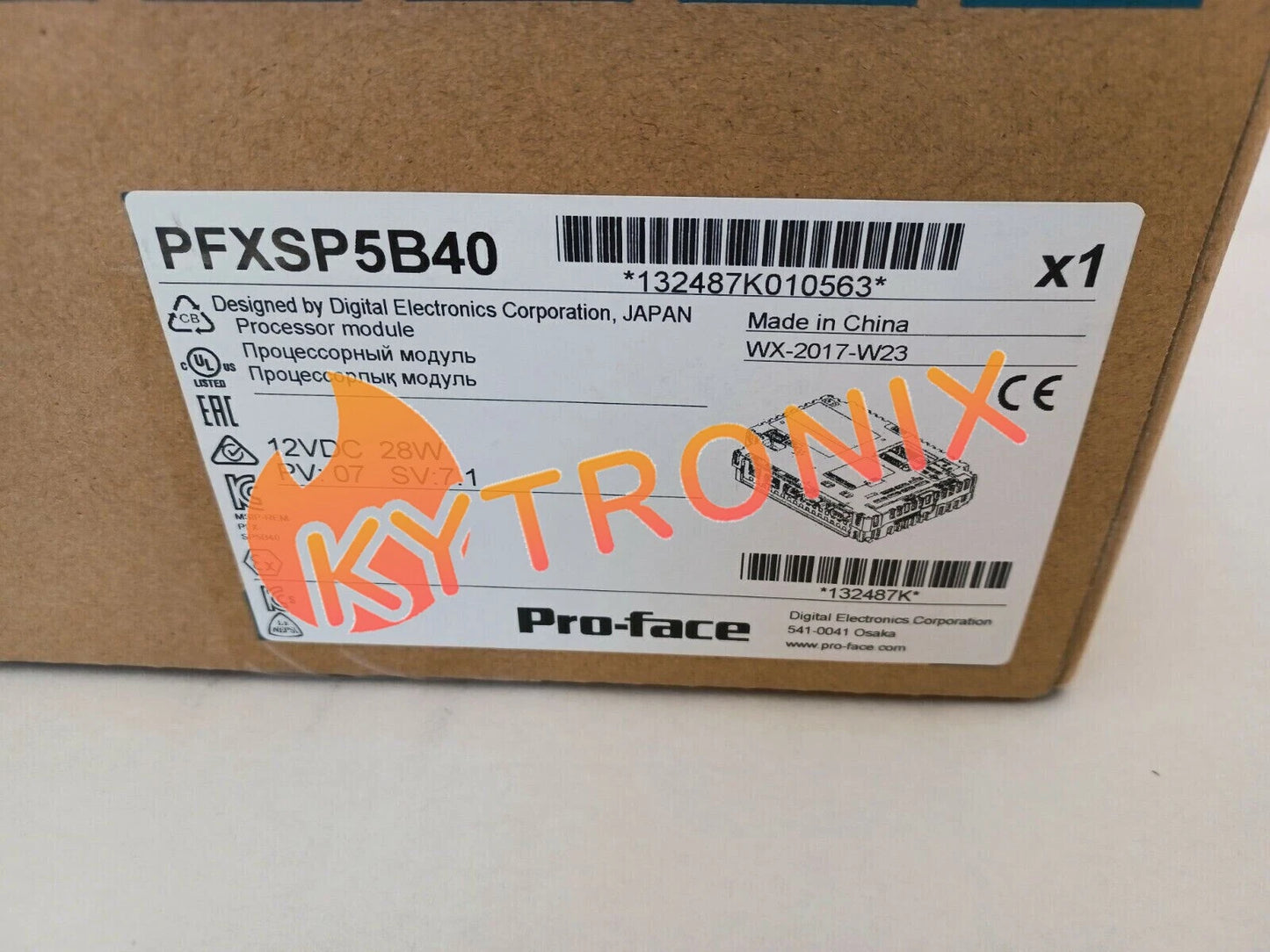 1PCS PFXSP5B40 Pro-face PFXSP5B40 Proface Proface Processor Module