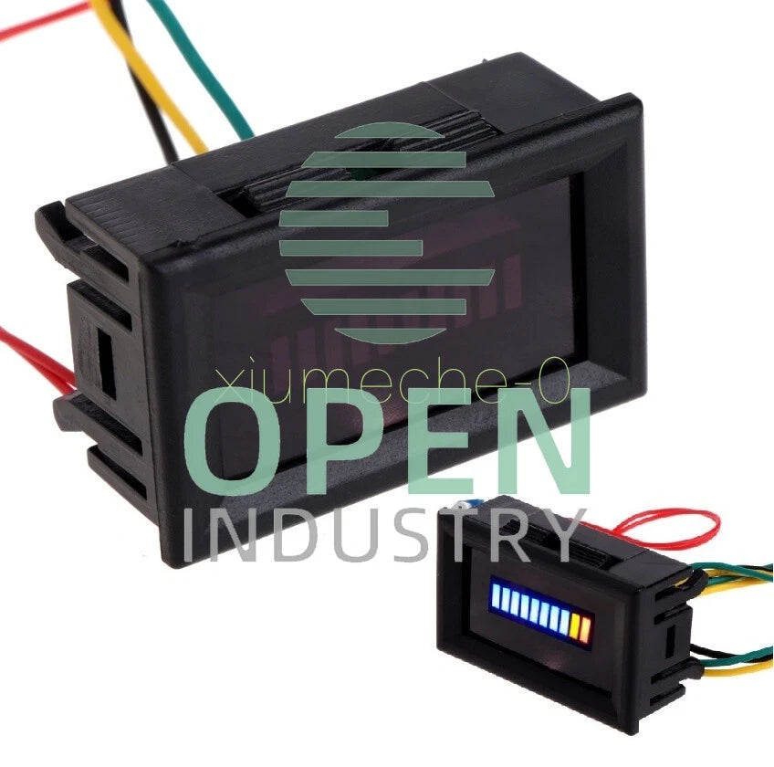 12V Fuel level Gauge Indicator Universal Motorcycle Car Oil scale meter LED