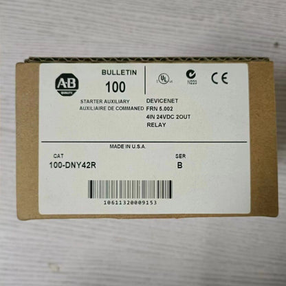 New Factory Sealed AB 100DNY42R Ser B 24VDC Combination Output Module 100DNY42R - NEW FACTORY SEALED AB