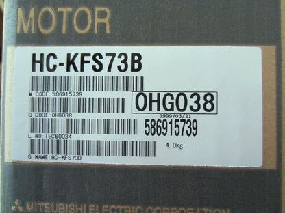 MITSUBISHI AC SERVO MOTOR HC-KFS73B HCKFS73B
