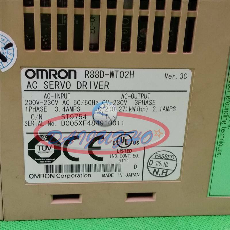 Used Omron Servo Drive R88D-WT02H 200-230V - OMRON