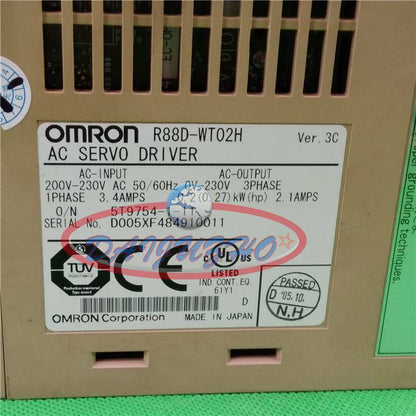 Used Omron Servo Drive R88D-WT02H 200-230V - OMRON