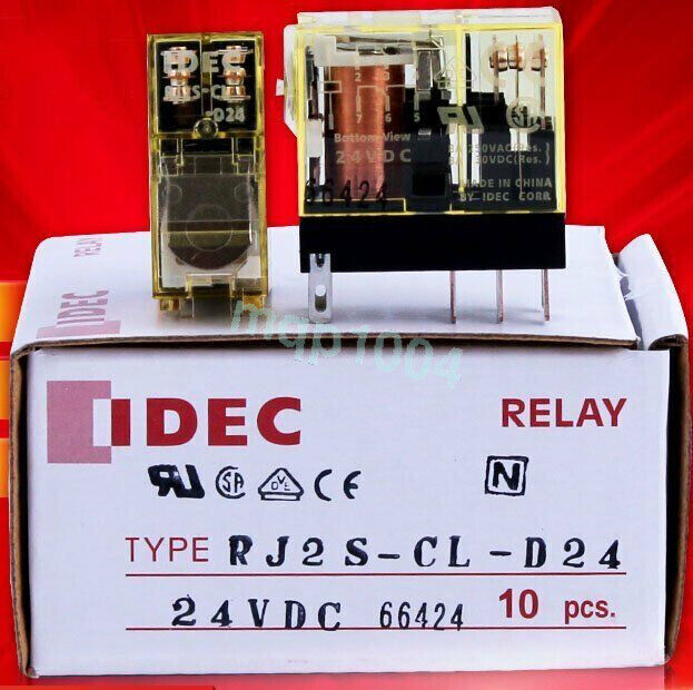 new 10PC  IDEC Relay RJ2S-CL-D24 RJ2SCLD24 24VDC spot stock IDEC