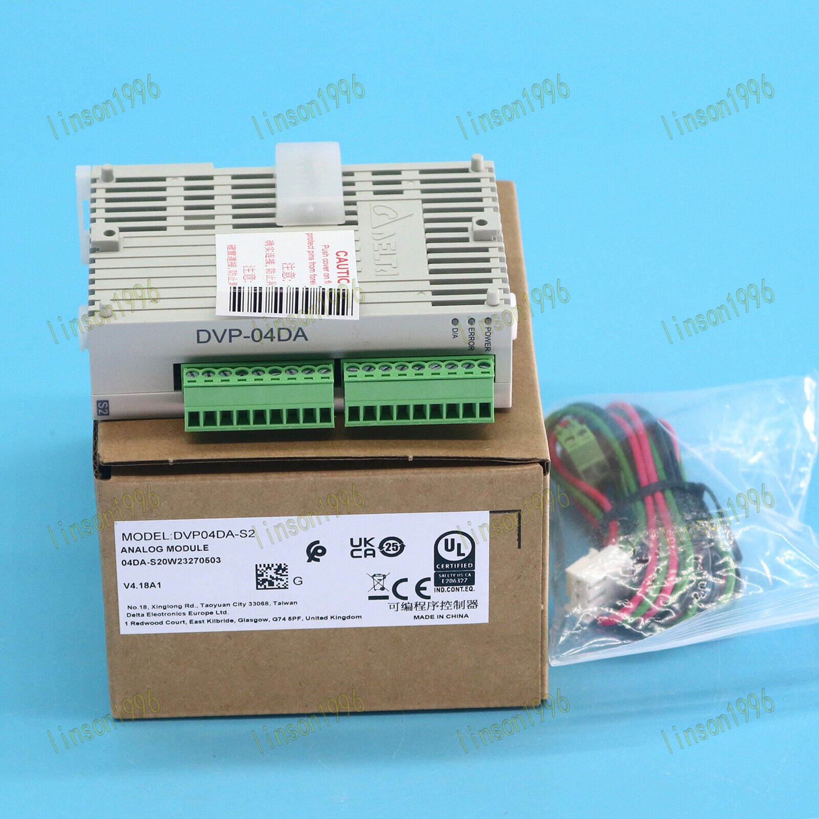 1PC Delta 1PC PLC DVP04DA-S2 - DELTA