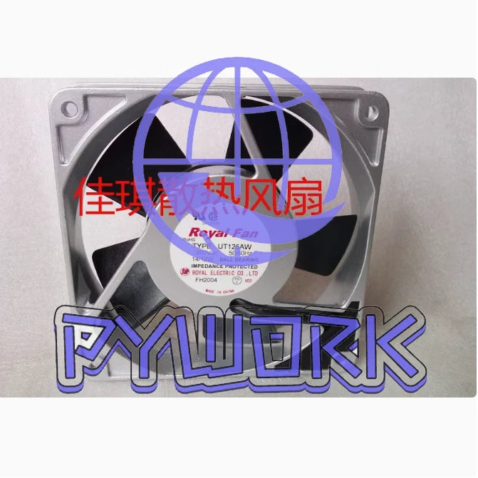 ONE For UT125AW Royal Fan 200V 14/12W Aluminum Frame Fan Fan 120*120*25MM ~