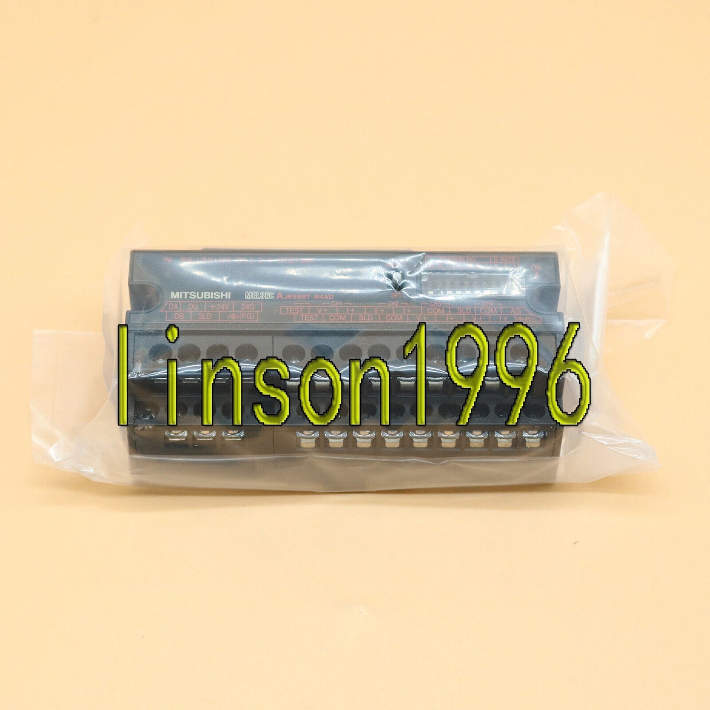 Mitsubishi 1PC Industrial Control System AJ65SBT-64AD - MITSUBISHI