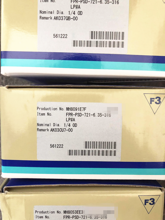 new 1pcs FUJIKIN MVCR High-pressure Diaphragm Valve FRP-PSD-721-6.35-316LP - FUJIKIN