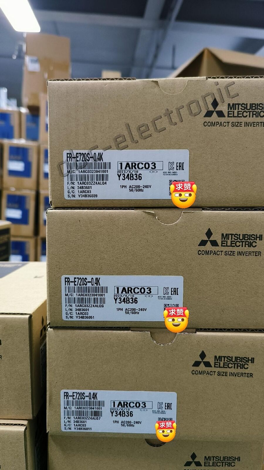 new 1PCS FR-E720S-0.4K 220V Variable-frequency Drive - OMRON