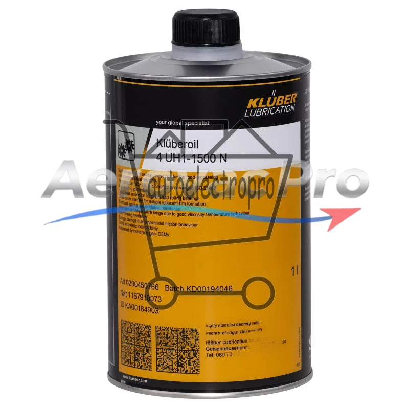 1Pcs KLUBER Lubrication ISOFLEX TOPAS 4 UH1-1500 N 1L (13 oz) SAFE RELIABLE
