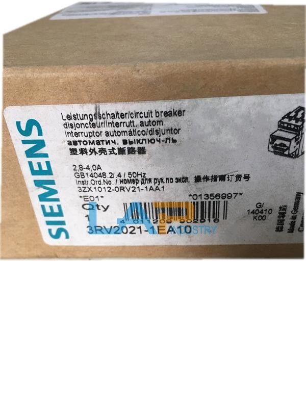 new  IN BOX FOR SIEMENS Motor Protection Circuit Breaker 3RV2021-1EA10 2.8-4A