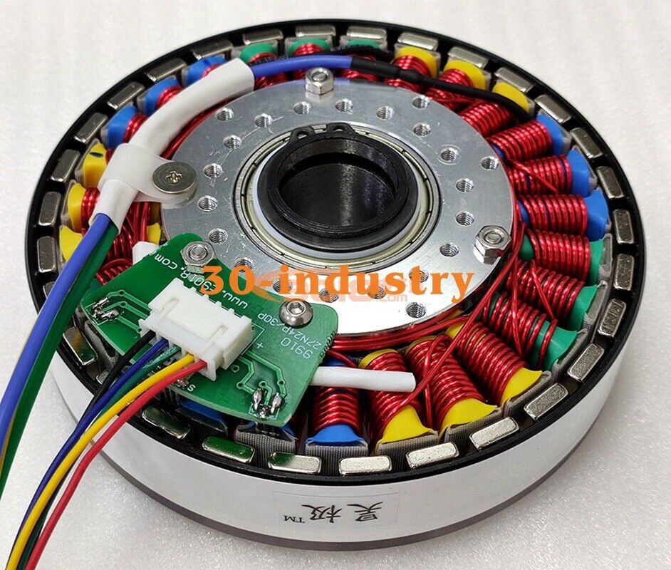 300W Brushless DC Motor with Hollow Shaft and Direct Drive Design - KOEED