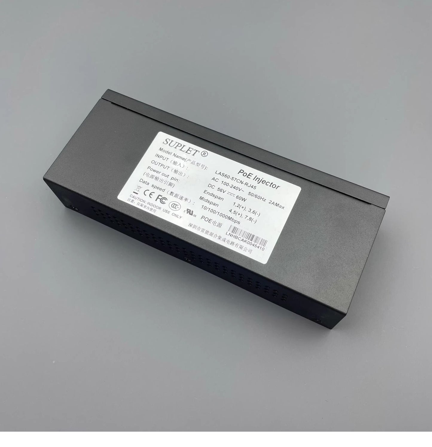 SUPLET LAS60-57CN-RJ45 POE Power Supply