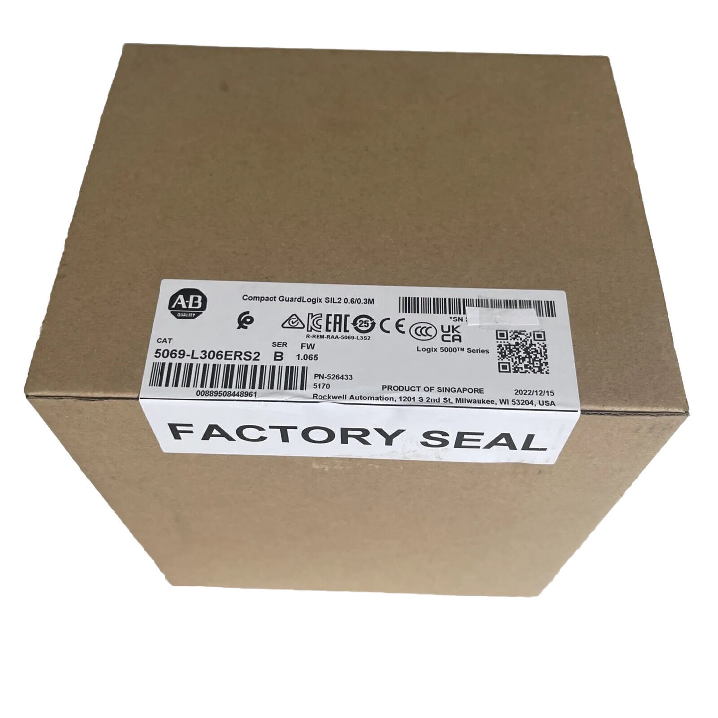 Allen-Bradley Compact GuardLogix 5069-L306ERS2 - ALLEN-BRADLEY