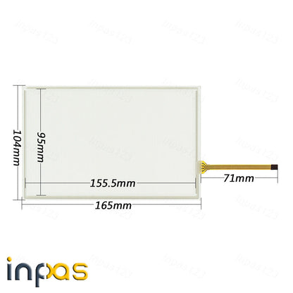 eTOP307U101 with Touchscreen Glass and Protective Film - UNIOP